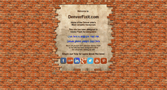 Desktop Screenshot of denverfixit.com